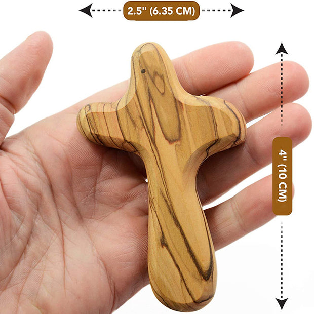 Free Olive Wood Cross from THE FREE CROSS PROJECT
